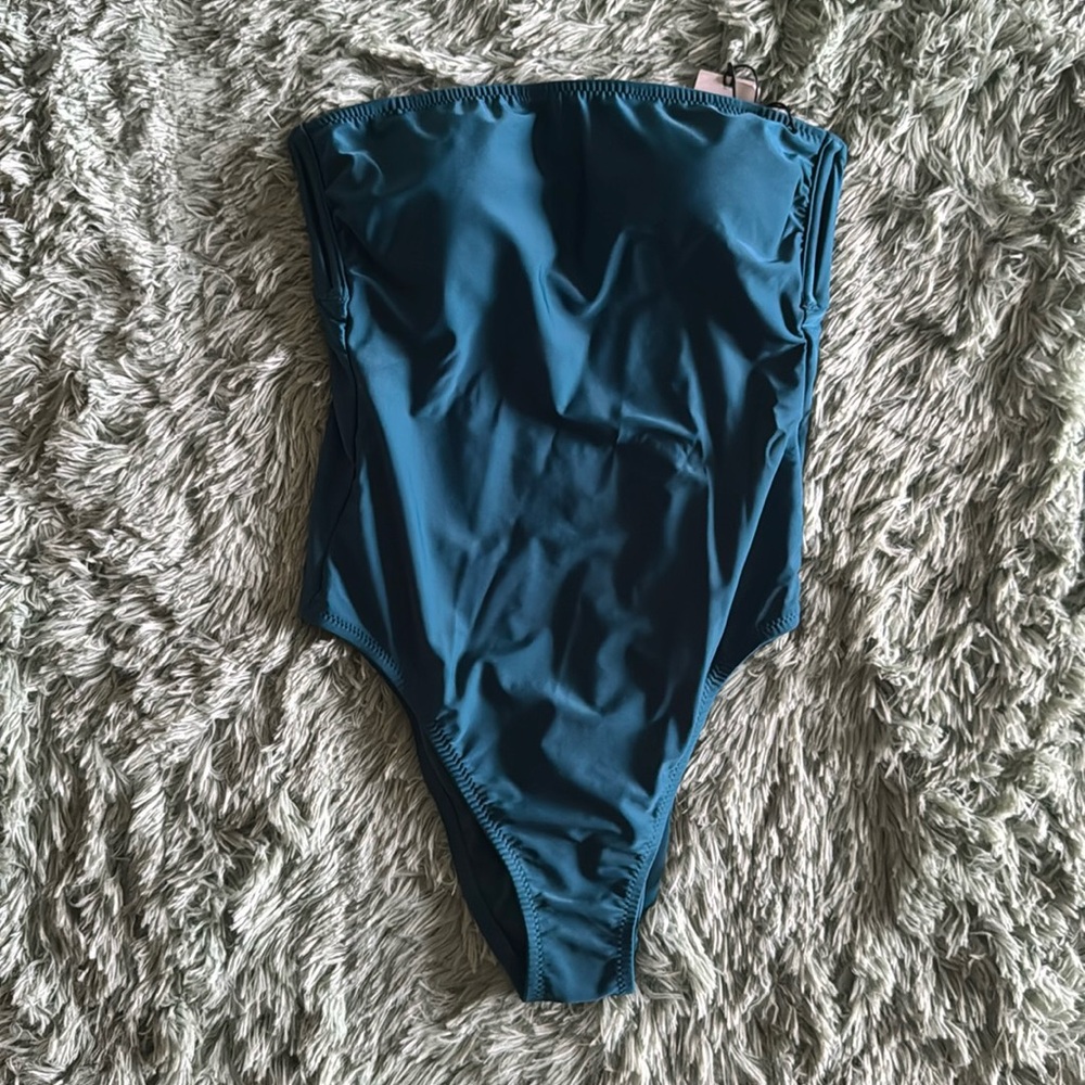Shade & Shore Teal One Piece Swimsuit